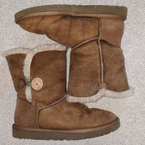 UGG Bailey Button Suede Boots